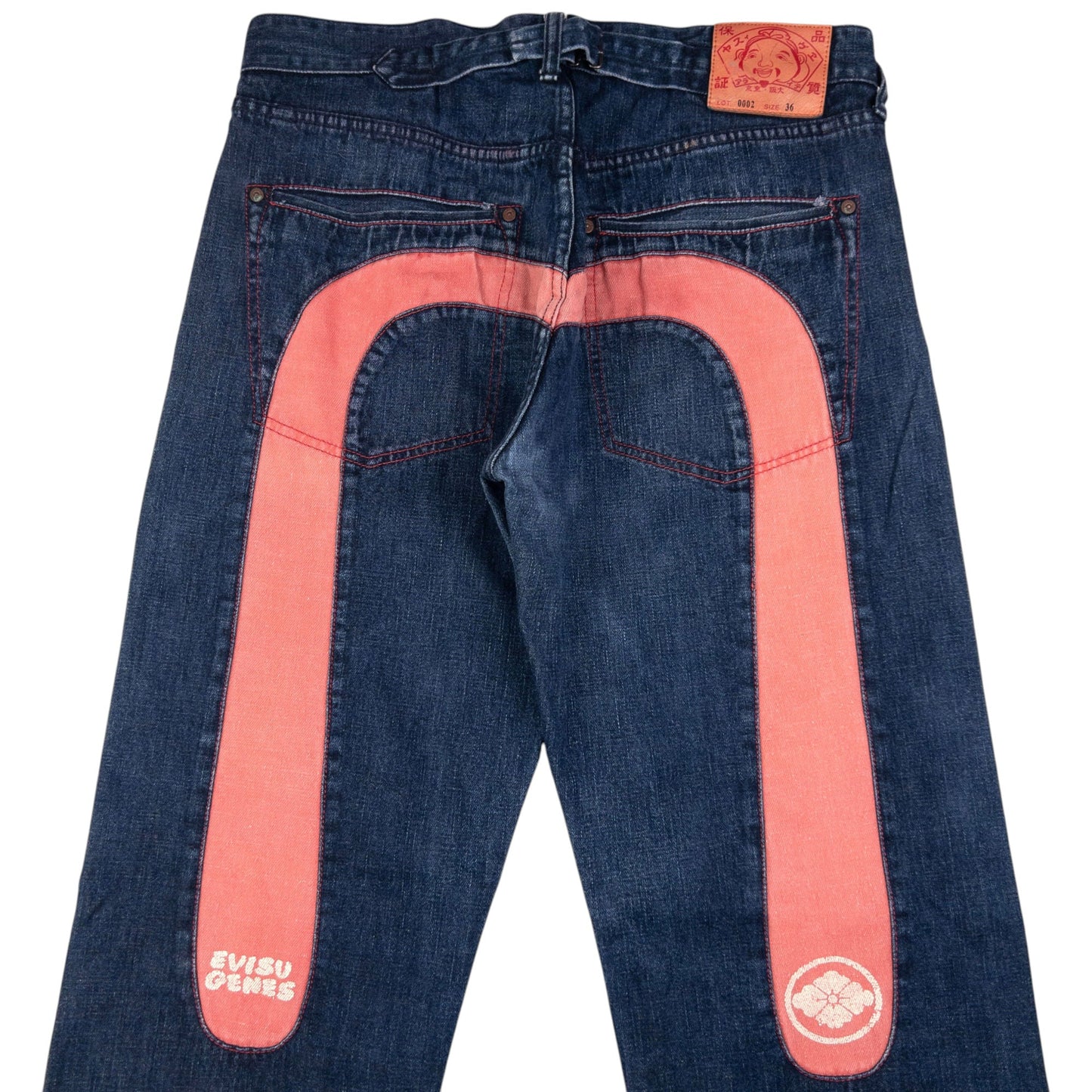 Vintage Evisu Daicock Japanese Denim Jeans Size W35