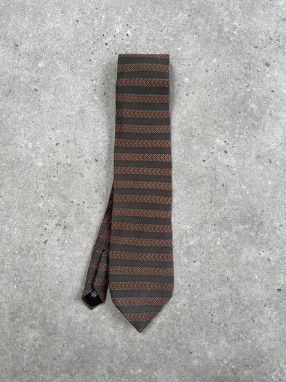 USA Vintage 1990s Pure Silk Striped Tie
