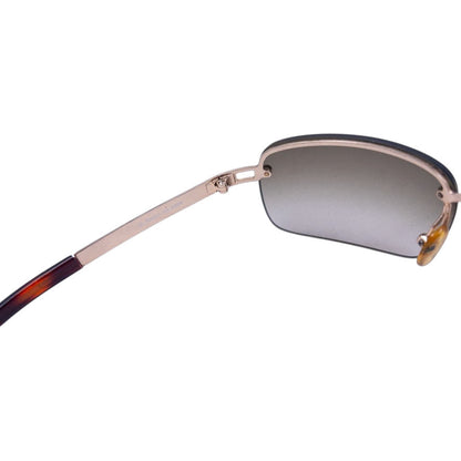 Vintage Burberry Nova Check Rimless Sunglasses