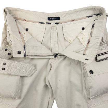 Vintage Burberry Multi Pocket Cargo Trousers Size W28