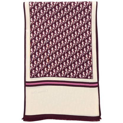 Vintage 80s Dior Monogram Silk Scarf