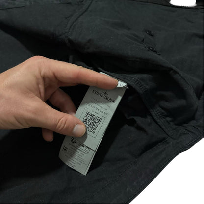 Stone Island Supima Cotton Twill Jacket | Small, Black