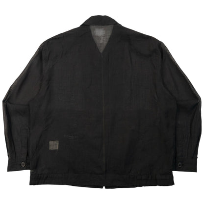 Vintage 90s YSL Yves Saint Laurent Harrington Jacket Size L | Large, Black