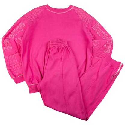 Vintage Burberry Sweatshirt & Joggers Matching Set Womens Size M