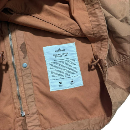 Stone Island Supreme 2019 Bushed Cotton Camo Riot Jacket | Small, Camo
