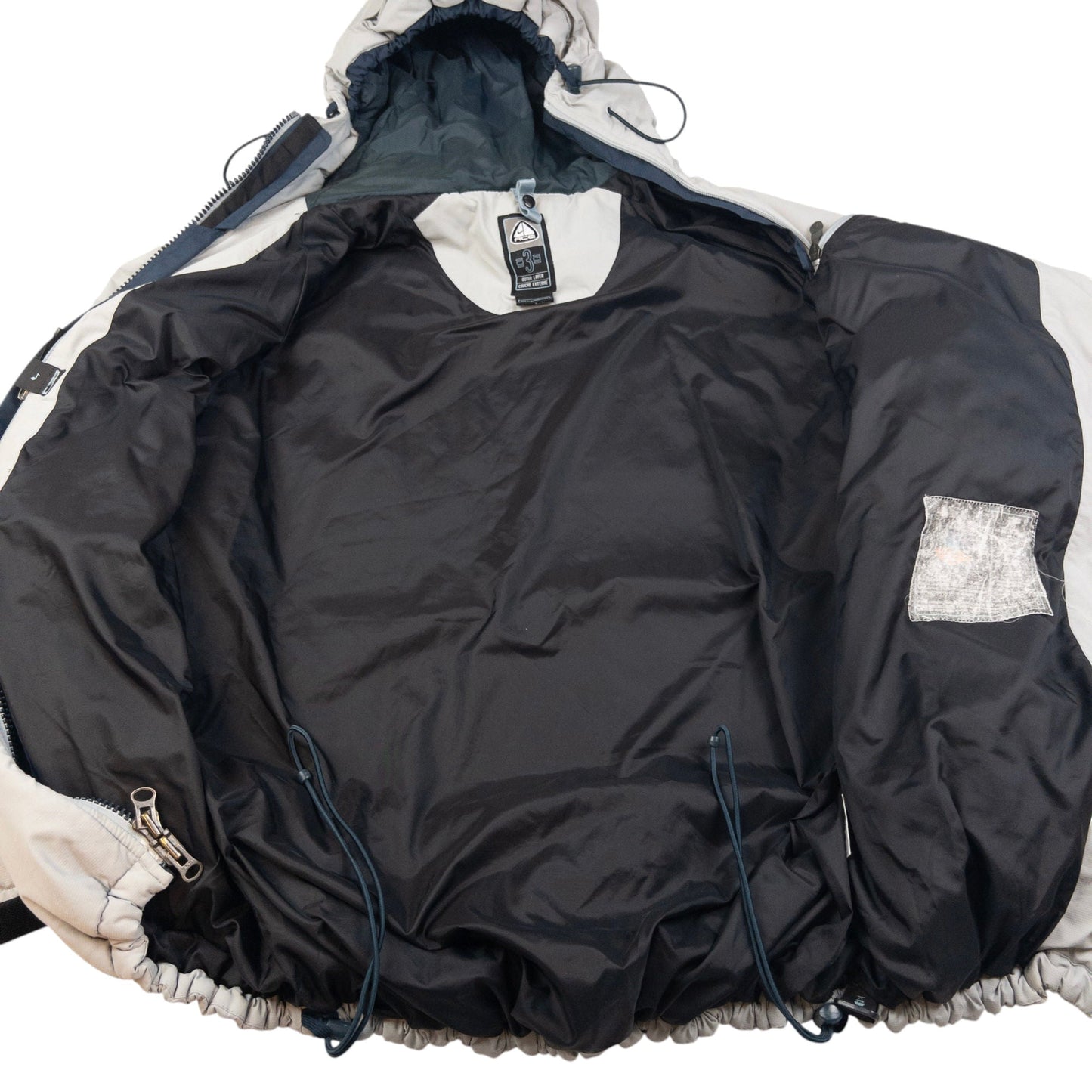 Vintage Nike ACG Asymmetrical Padded Double Zip Jacket Size XL