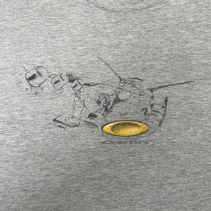 Vintage Oakley T-Shirt, Size Large | Oakley, Grey