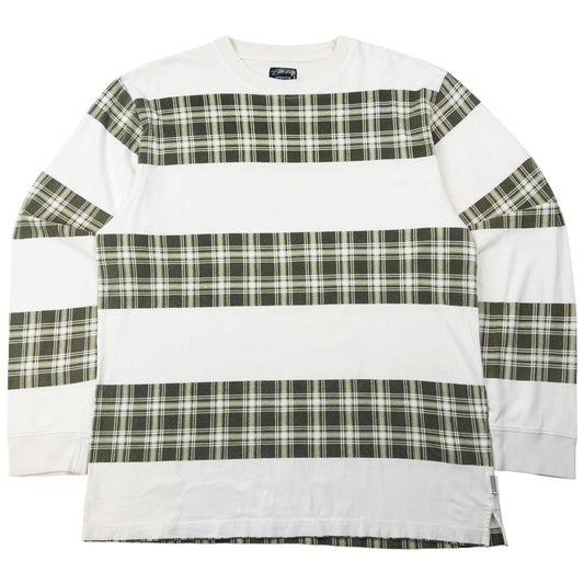 Vintage 2000s Stussy Checkered Long Sleeve T Shirt Size M | Medium, Multicoloured