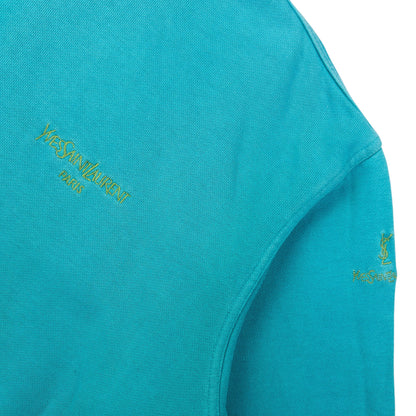 Vintage YSL Yves Saint Laurent Embroidered Sweatshirt Size XS