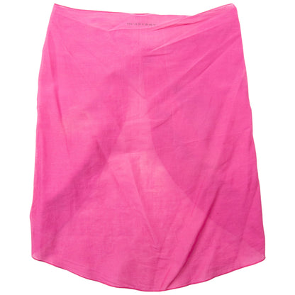Vintage 2000s Burberry Sarong Wrap Skirt Womens Size M | Medium, Pink