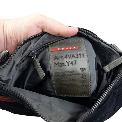 Vintage 2000s Prada Sport Crossbody Bag | O/S, Black
