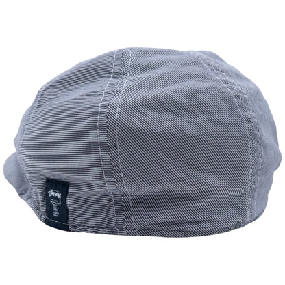 Vintage Stussy Striped Flat Cap Hat