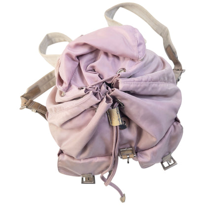Vintage 2000s Prada Bucket Backpack | O/S, Pink