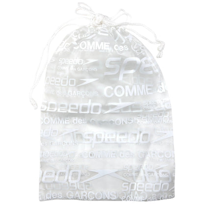 Vintage Comme Des Garçons X Speedo Clear Monogram Drawstring Bag