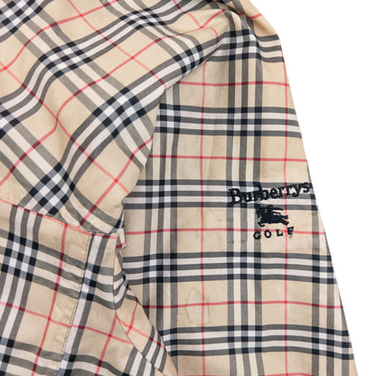 Vintage 90s Burberry Golf Nova Check Packable Jacket Size XL | XL, Multicoloured