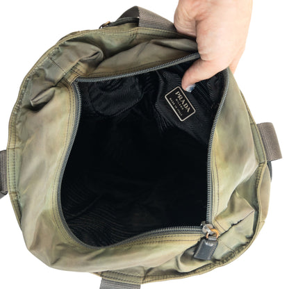 Vintage 2000s Prada Shoulder Bag | O/S, Green