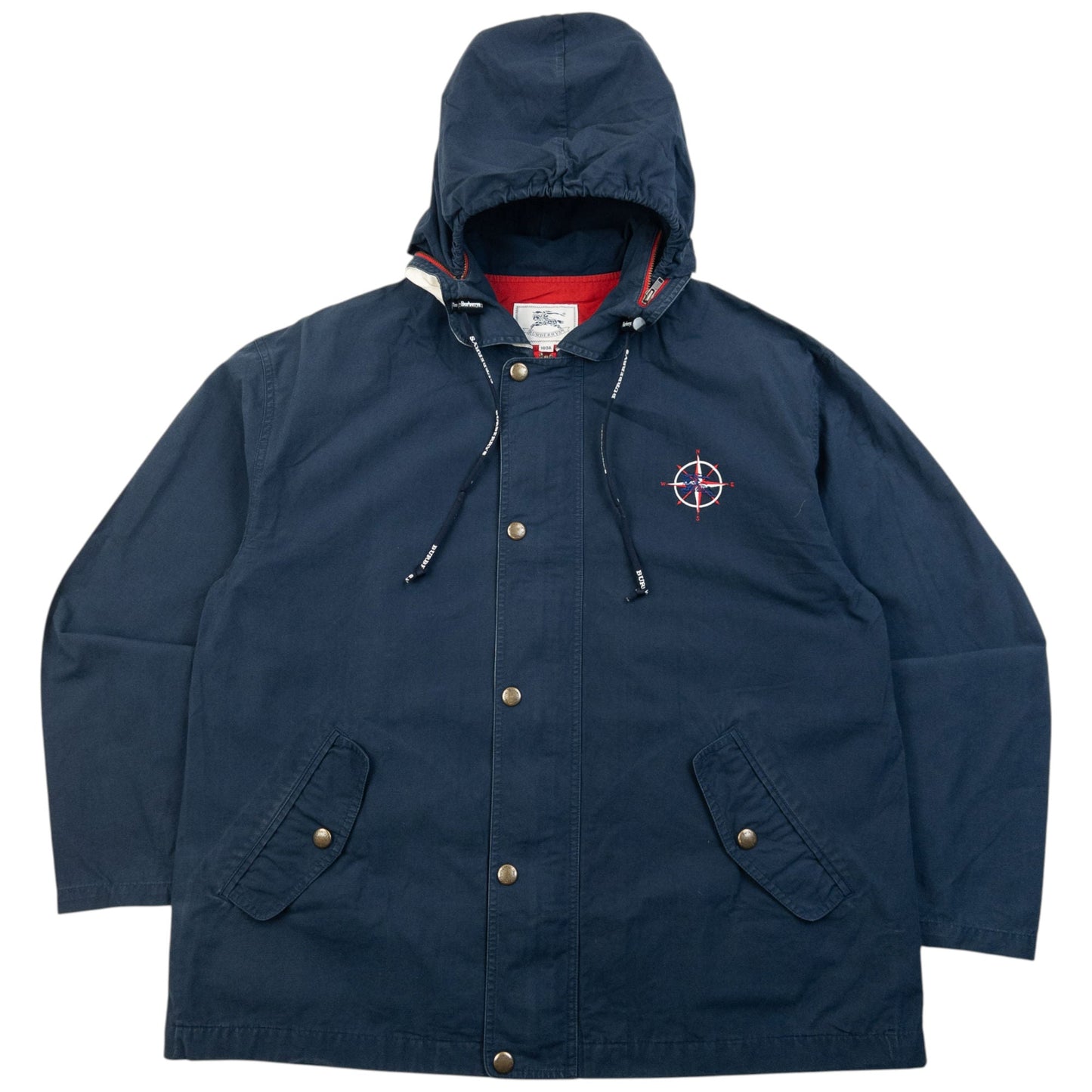 Vintage 90s Burberry Zip Up Jacket Womens Size XS | XS, Navy