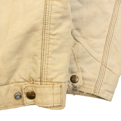 Vintage 90s Carhartt Zip Up Jacket Size L | Large, Beige