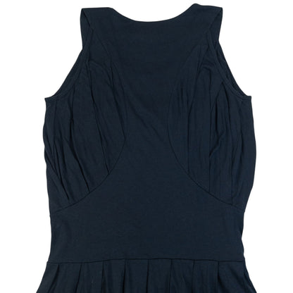 Vintage 2000s Issey Miyake Fete Pleated Dress Womens Size M | Medium, Navy