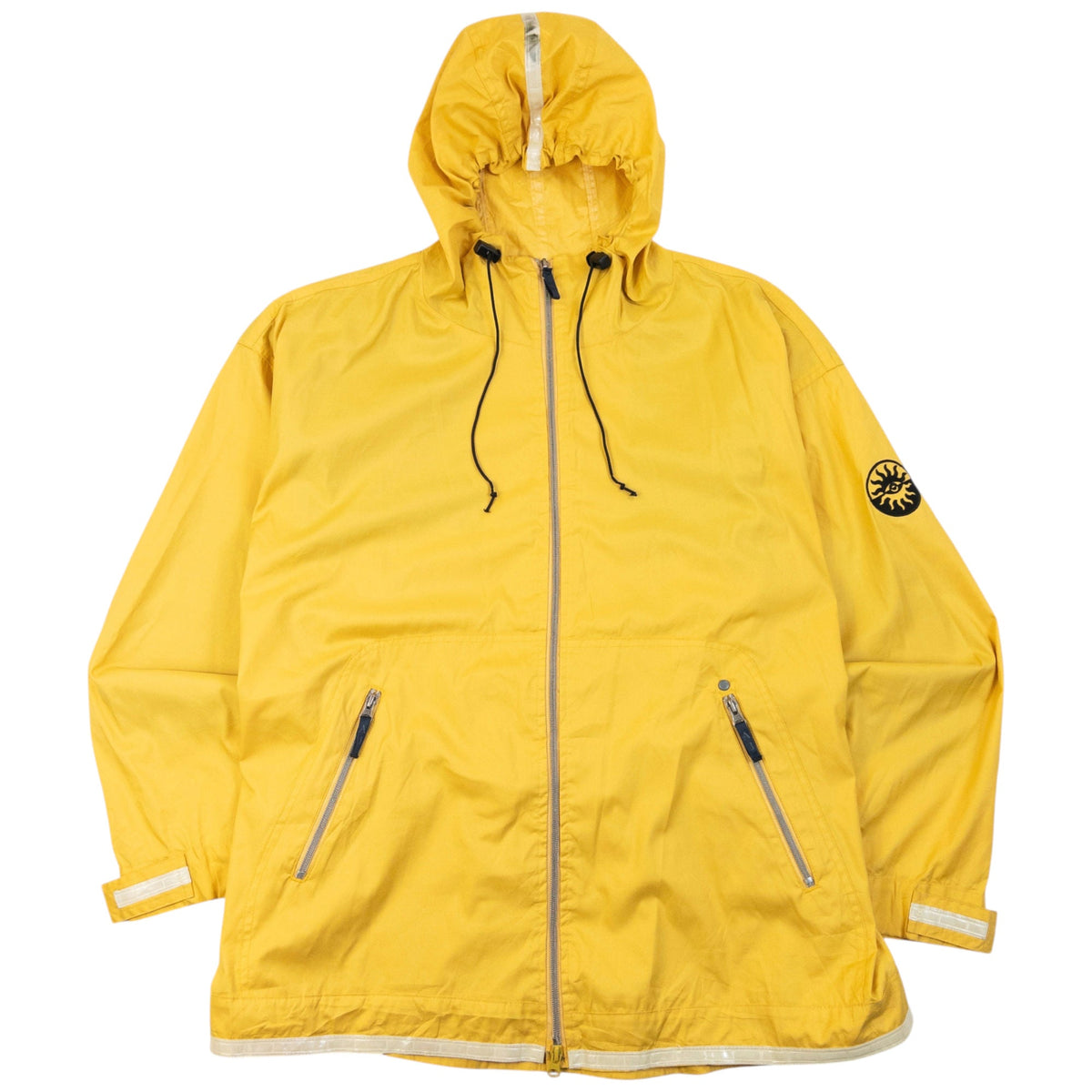 Vintage 90s Armani Jeans Recycled P.E.T Jacket Size XXL | XXL, Yellow