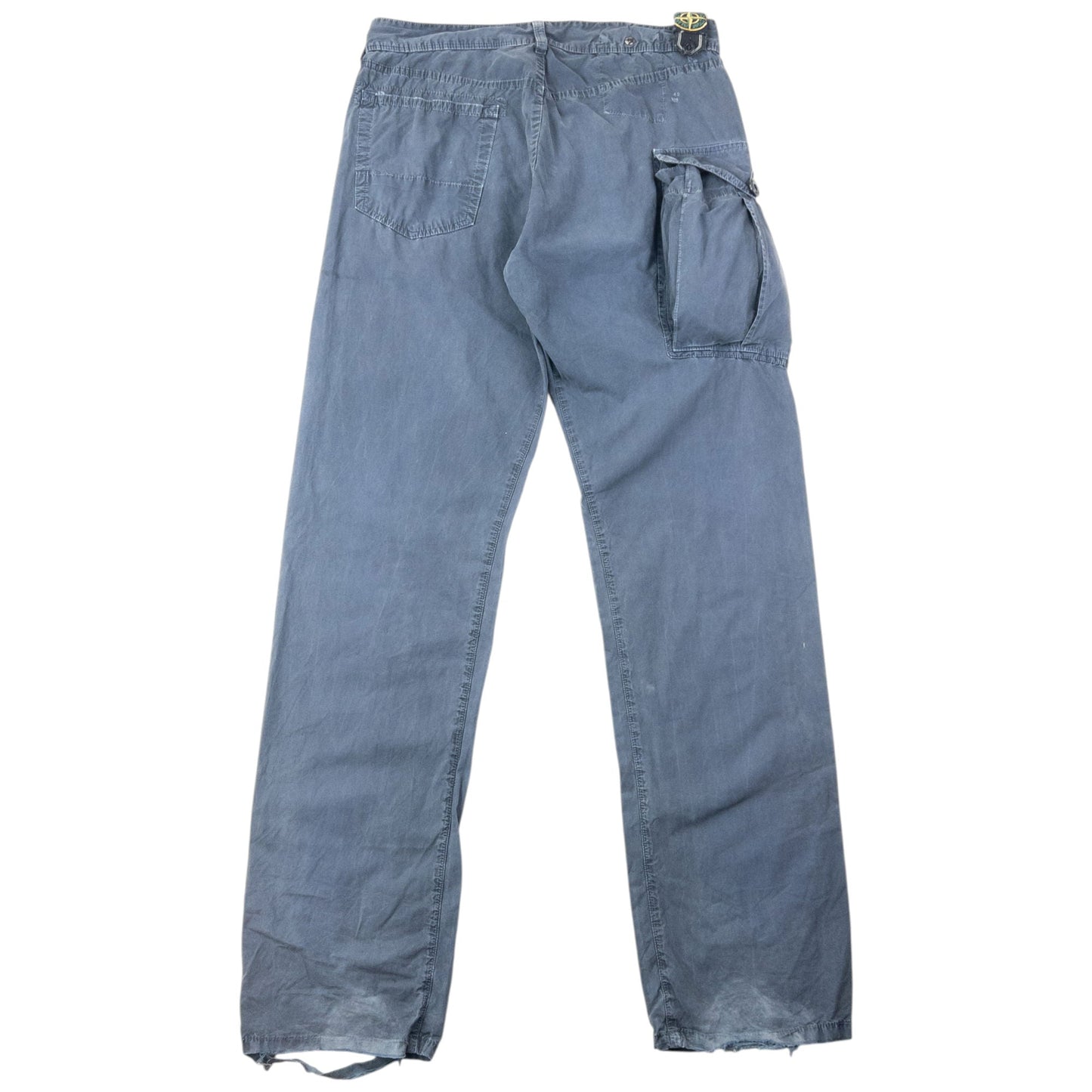Vintage 2007 Stone Island Cargo Trousers Size W31 | W31, Grey Blue