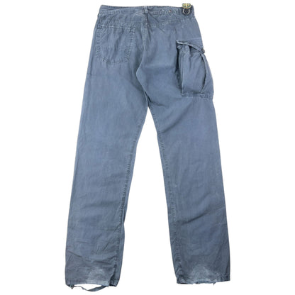 Vintage 2007 Stone Island Cargo Trousers Size W31 | W31, Grey Blue