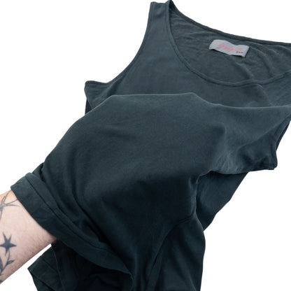 Vintage 2000s Yohji Yamamoto NOIR Lightweight Vest Top Womens Size S | Small, Grey