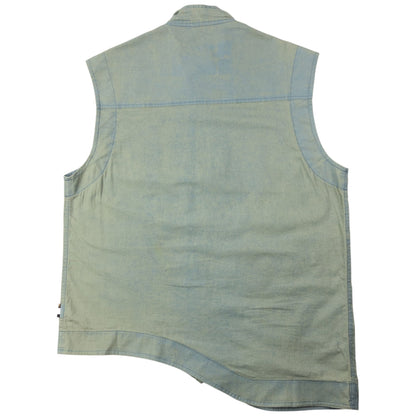 Vintage 1999 Maharishi Asymmetric Zip Up Gilet Size S | Small, Green
