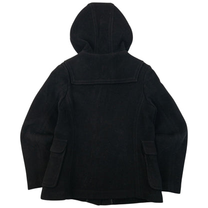 Vintage 2000s Burberry Wool Duffle Jacket Womens Size S | O/S, Black