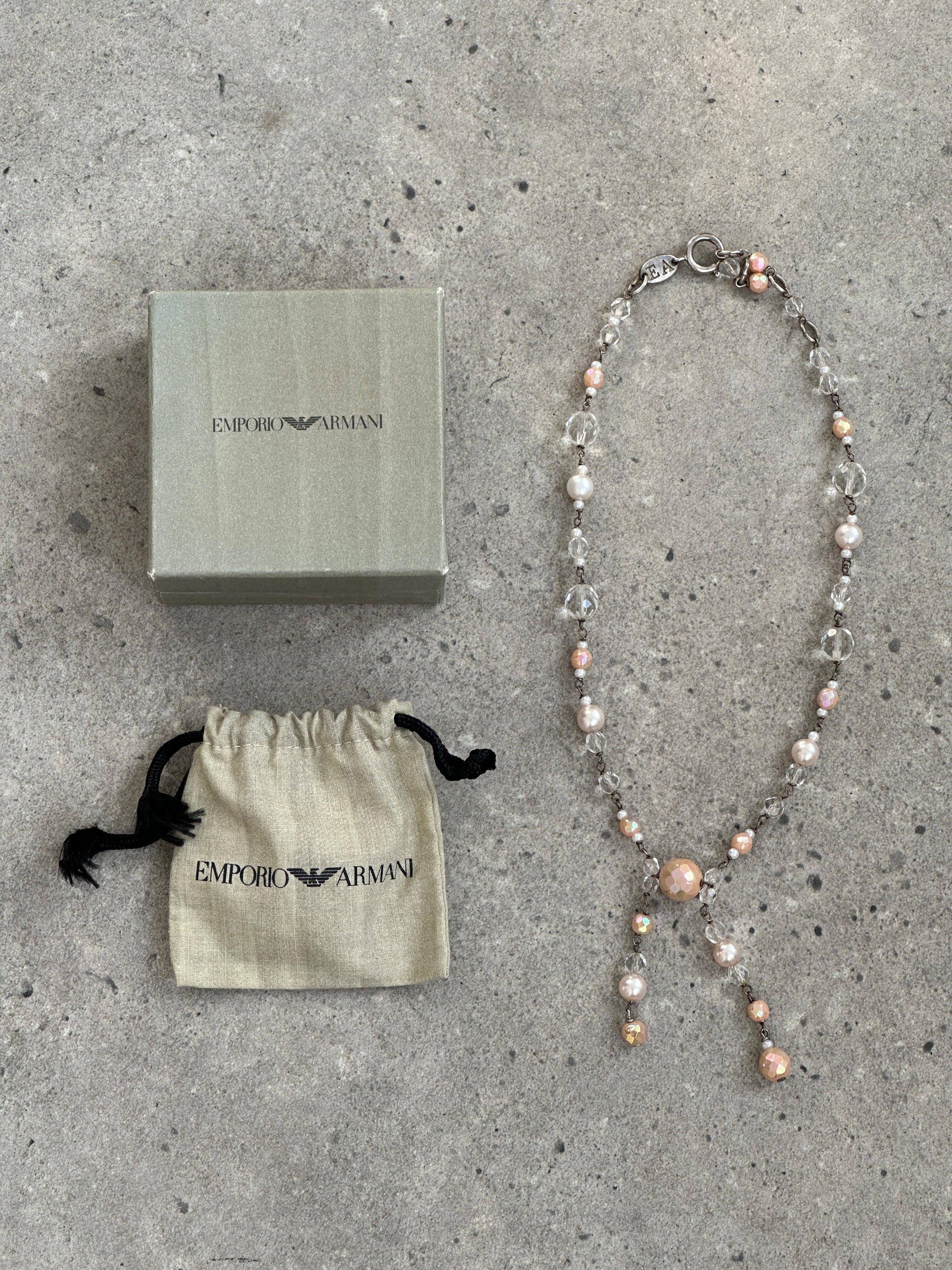 Emporio Armani 2000s Beaded Necklace