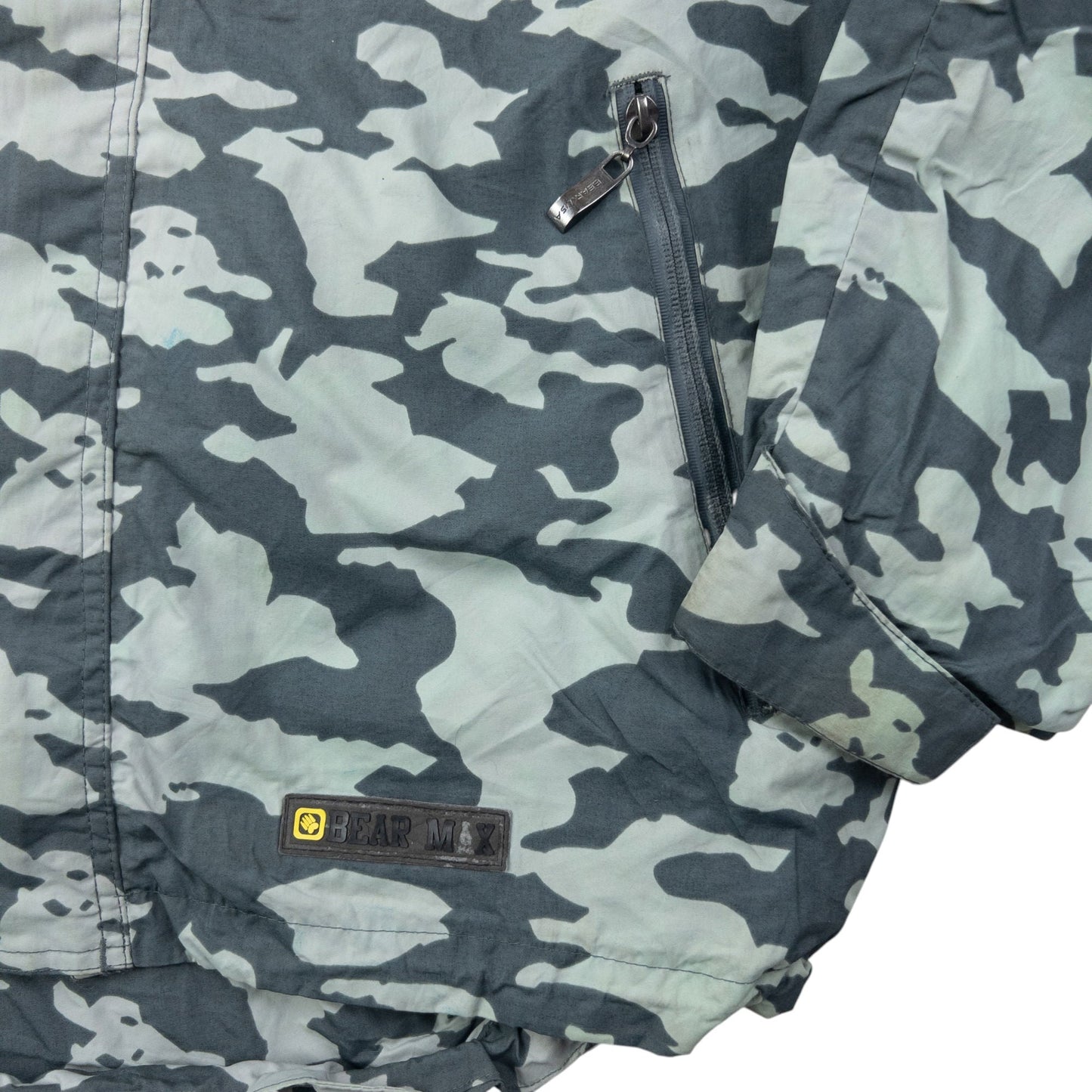 Vintage BEAR BM2-ICE Camo Goggle Hood Jacket Size L | Large, Multicoloured