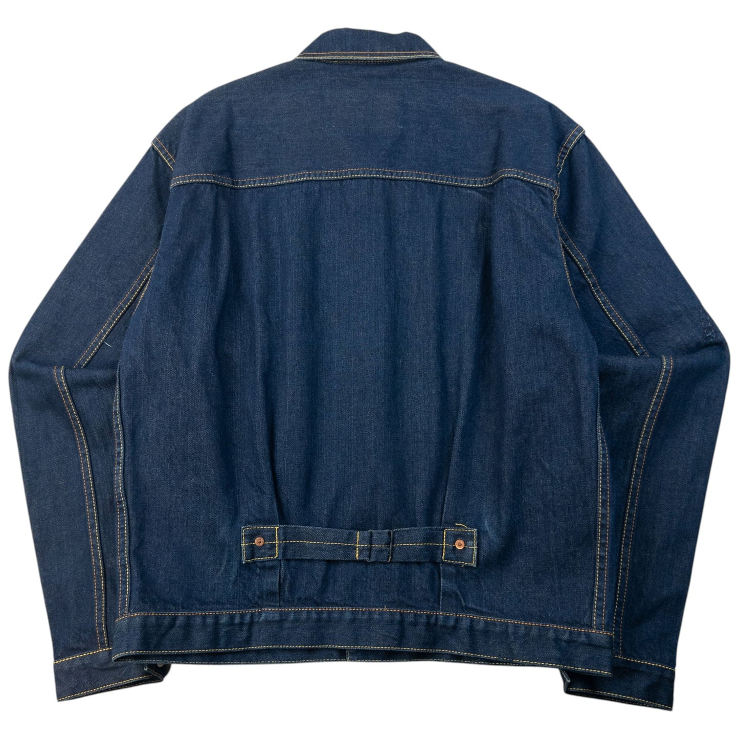 Vintage 2000s Evisu Gull Pocket Japanese Denim Jacket Size S | Small, Navy