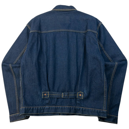 Vintage 2000s Evisu Gull Pocket Japanese Denim Jacket Size S | Small, Navy