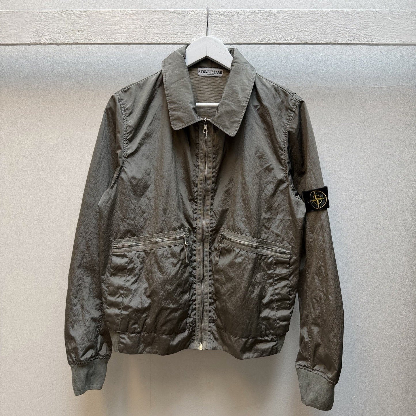 00’s Stone Island Flight Jacket (L) | Large, Red