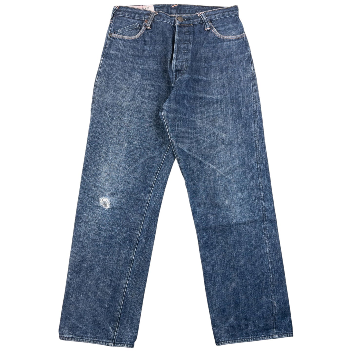 Vintage 90s Evisu Yamane Embroidered Gull Japanese Denim Jeans Size W29 | W29, Multicoloured