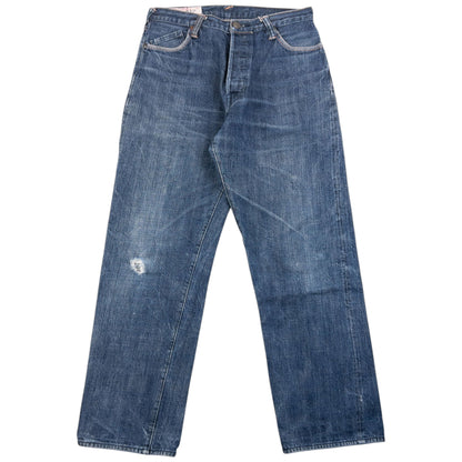 Vintage 90s Evisu Yamane Embroidered Gull Japanese Denim Jeans Size W29 | W29, Multicoloured