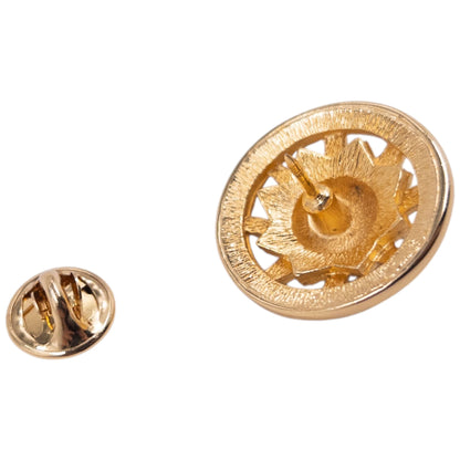 Vintage 90s Dior Gold Sun Pin Broach | O/S, Gold
