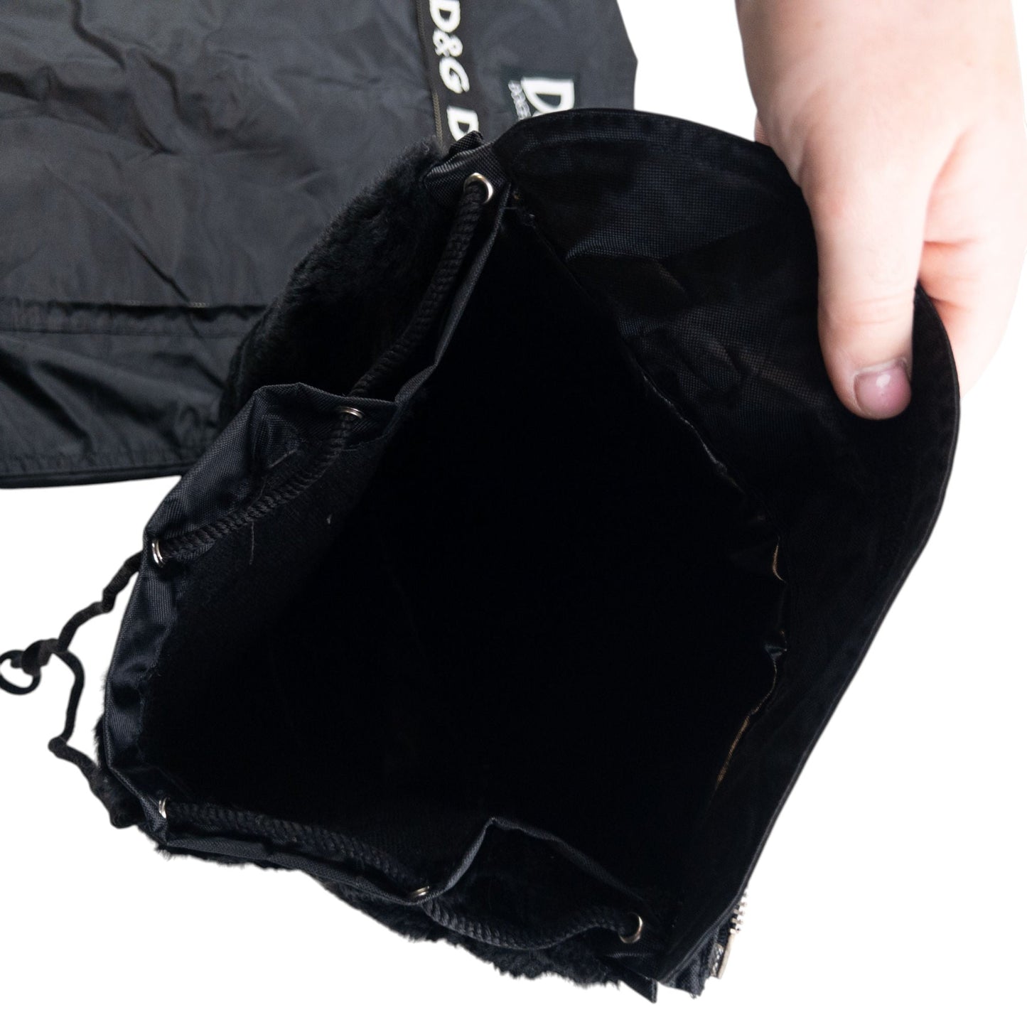 Vintage 90s Dolce & Gabbana Detachable Backpack Gilet Vest Size S | O/S, Black