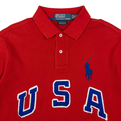 Vintage Polo Ralph Lauren USA Polo Shirt Size M