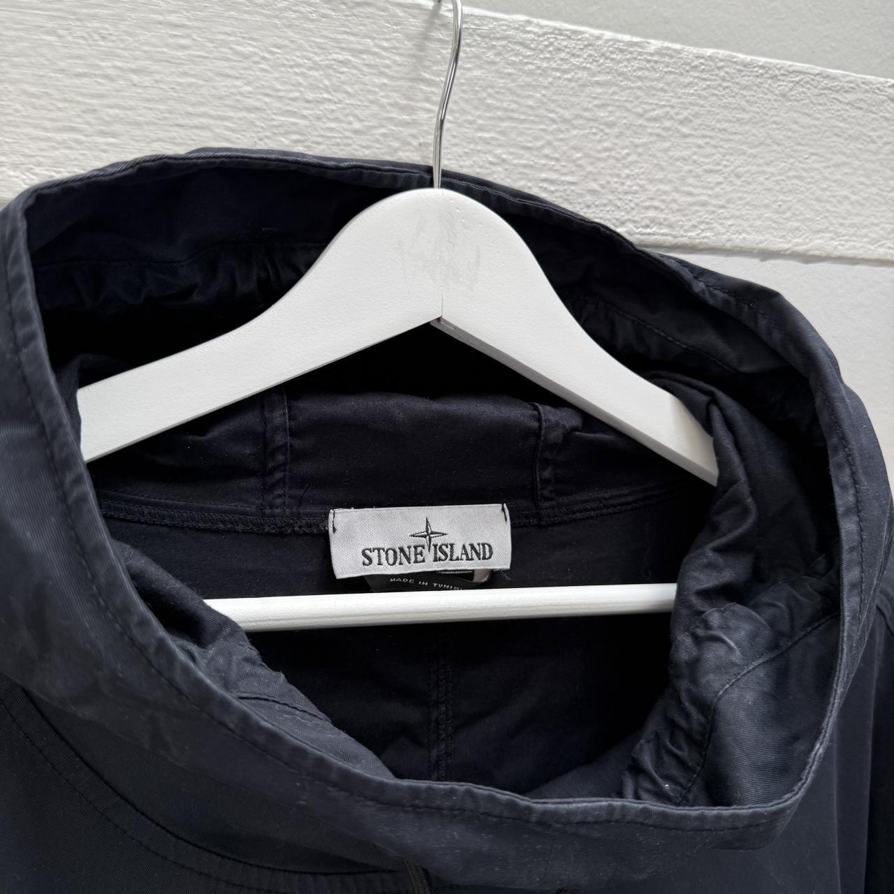 Stone Island Brushed Cotton Smock Jacket (XXL) | XXL, Blue