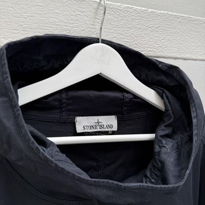 Stone Island Brushed Cotton Smock Jacket (XXL) | XXL, Blue