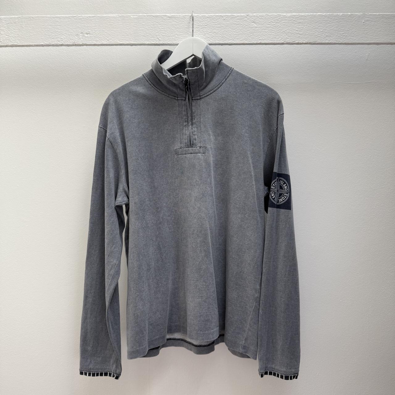 Mid 2000’s Stone Island Lightweight Q Zip Jumper (L) | Large, Blue