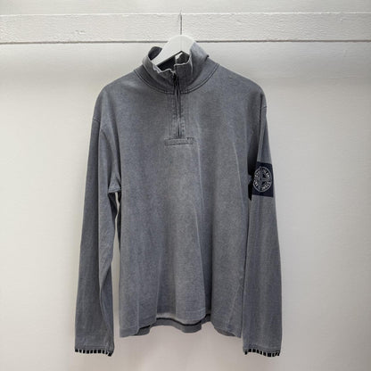 Mid 2000’s Stone Island Lightweight Q Zip Jumper (L) | Large, Blue