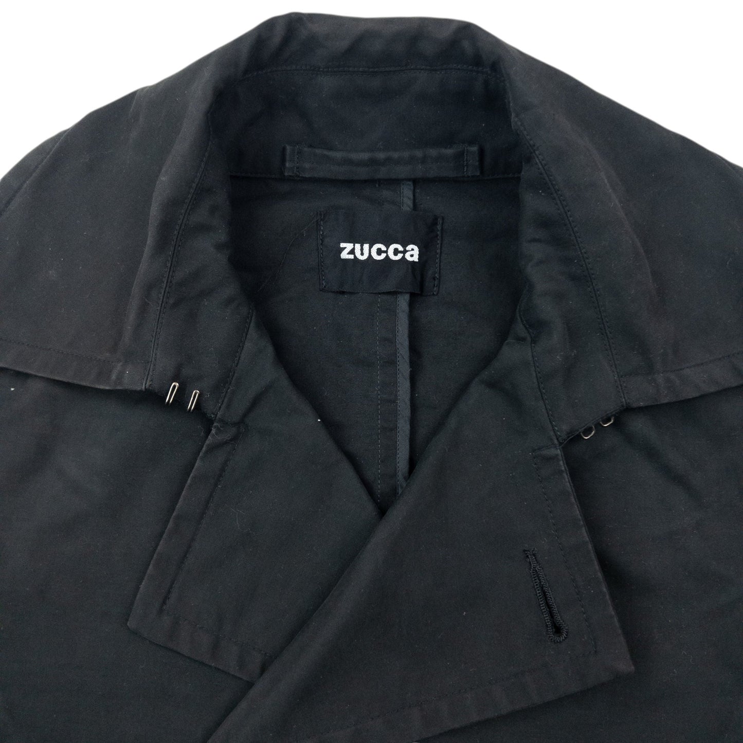 Vintage 2000s Cabane De Zucca By Issey Miyake Button Up Jacket Womens Size S | Small, Black