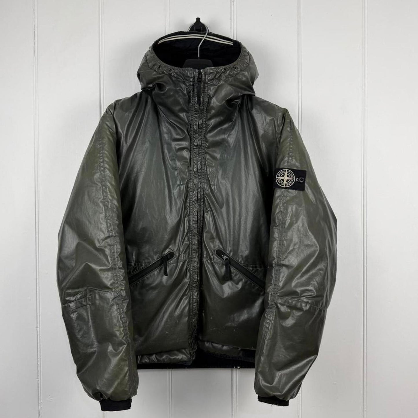 Stone Island Ice Jacket Teal (L) | Large, Red