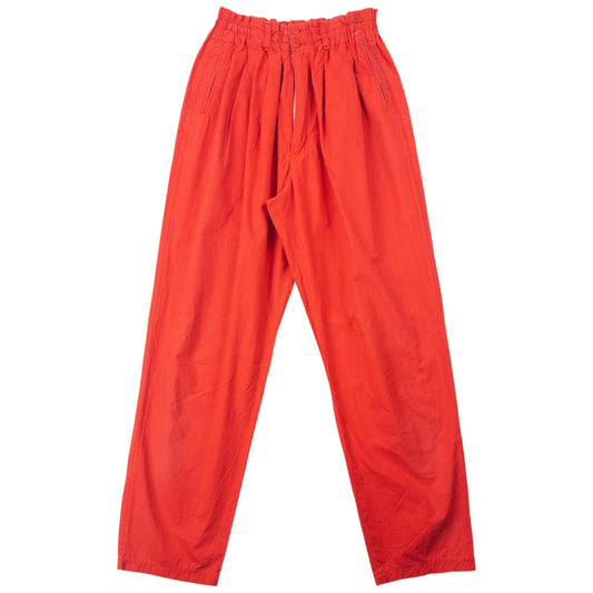 Vintage 90s Hai Sporting Gear By Issey Miyake High Waisted Trousers Womens Size M | Medium, Red