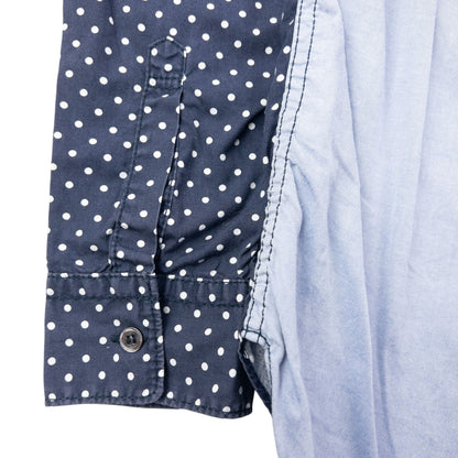 Vintage Comme Des Garçons HOMME Long Sleeve Button Up Shirt Size M | Medium, Blue