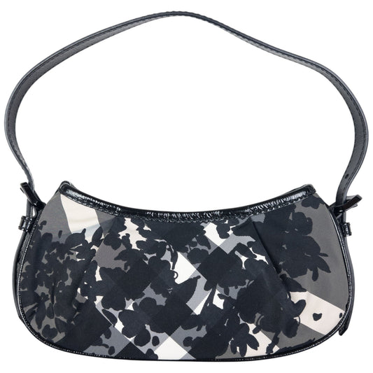 Vintage Burberry Floral Nova Check Shoulder Bag