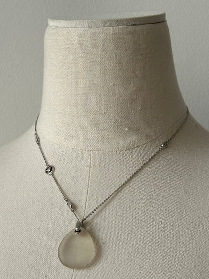 Emporio Armani 2000s Sterling Silver Pendant Necklace Jewellery