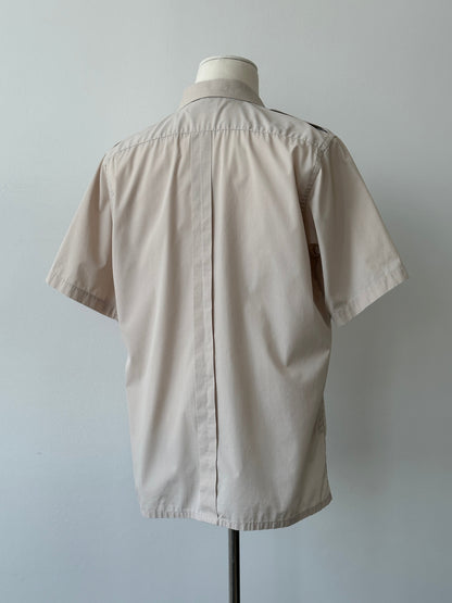 Christian Dior Monsieur 1990s Cotton Short Sleeve Shirt - L